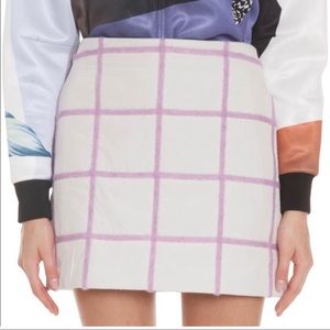 3.1 Phillip Lim quilted skirt white & lavender size 6
